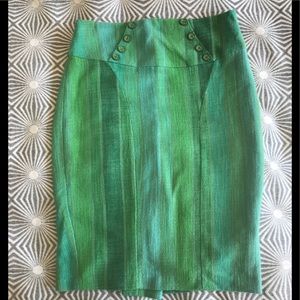 Anthropologie Eva Franco Tweed Pencil Skirt